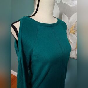 Vince Camuto Cold Shoulder Knot Sweater